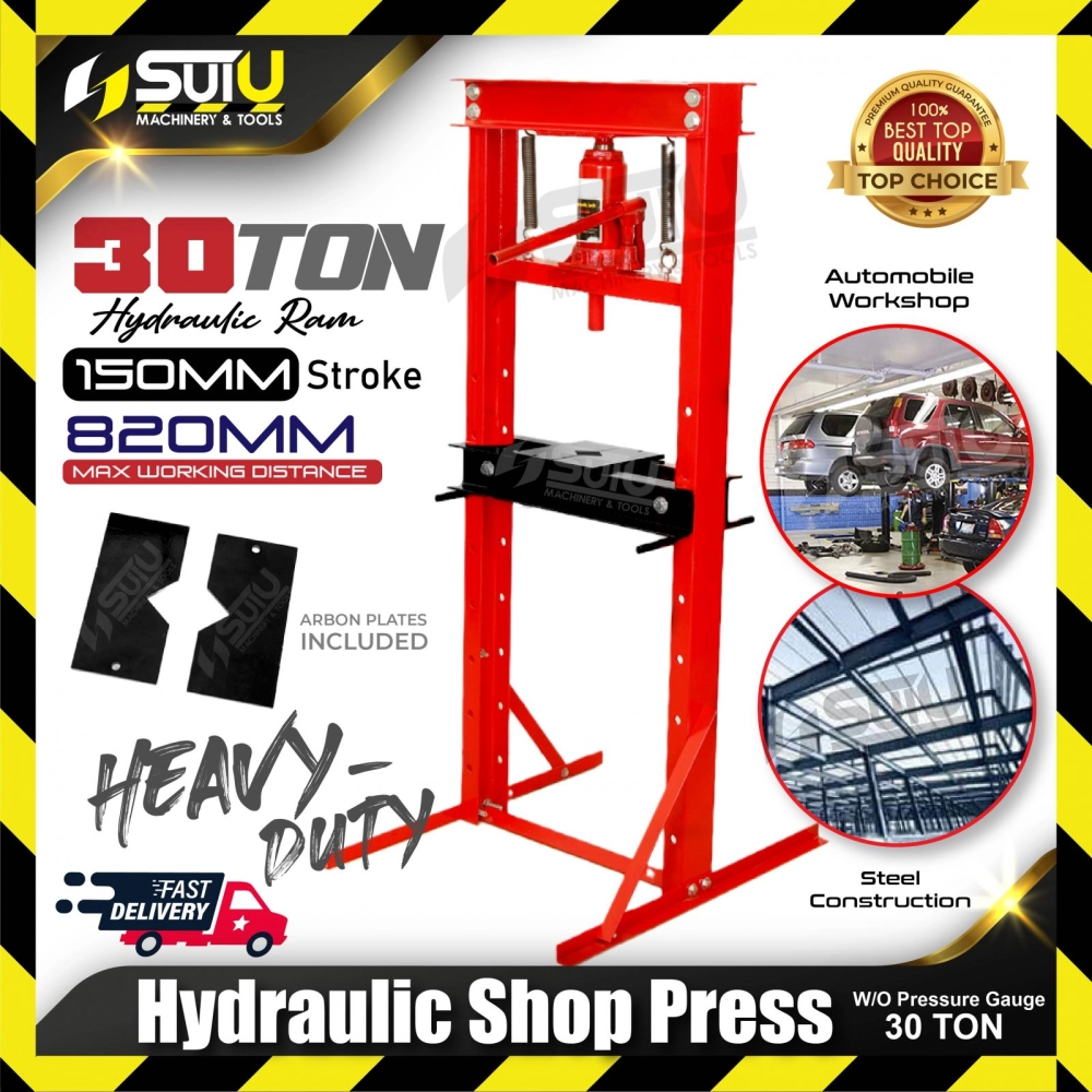 30Ton / 30 Ton Hydraulic Shop Press without Pressure Gauge