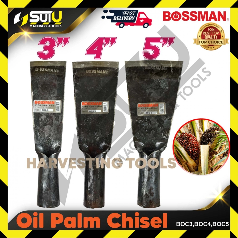 BOSSMAN BOC3/ BOC4/ BOC5 3"-5" Oil Palm Chisel (Harvesting Tools)