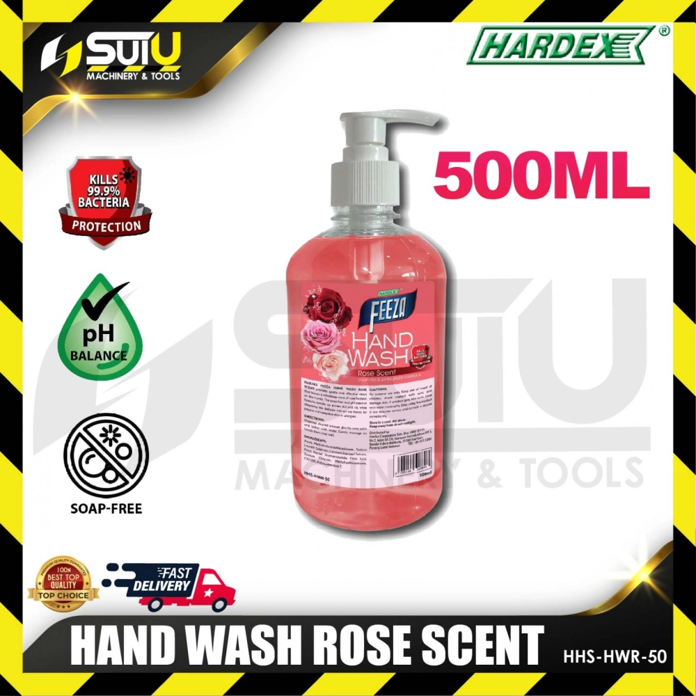 HARDEX HHS-HWR-50 500ML Feeza Handwash (Rose Scent)
