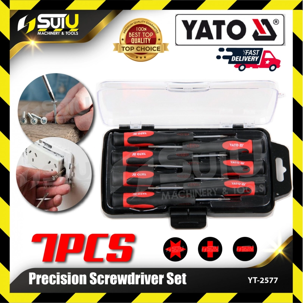 YATO YT-2577 7PCS Precision Screw Set