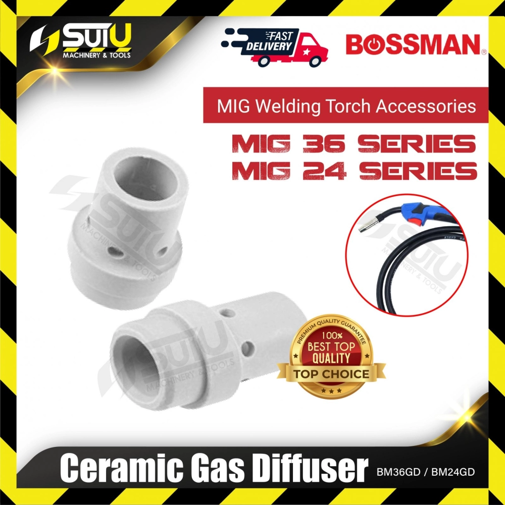 BOSSMAN BM36GD/ BM24GD 1PCS Ceramic Gas Diffuser (MIG 36/ 24 Series)