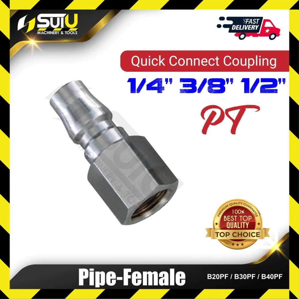 B20PF/ B30PF/ B40PF 1PCS Pipe Female (Quick Connect Coupling)