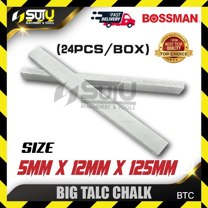 BOSSMAN BTC 24PCS/BOX Big Talc Chalk