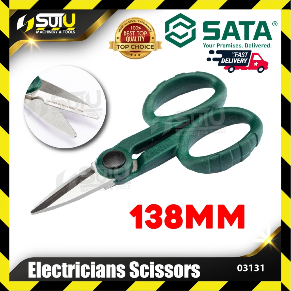 SATA 03131 1PCS 138MM Electricians Scissors