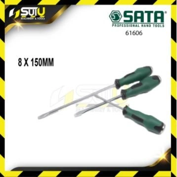 SATA 61606 T- Series Go Through Slotted Screwdriver 8 x 150MM