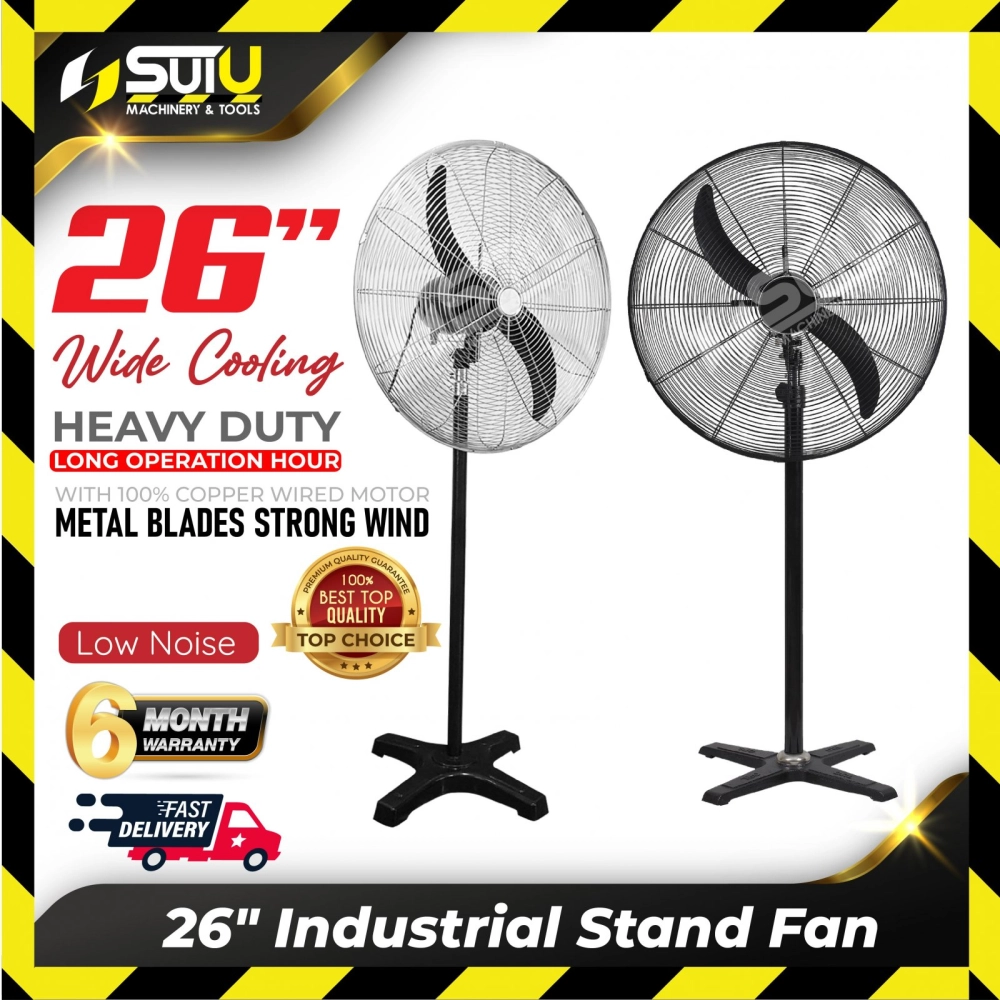 26" Heavy Duty Industrial Stand Fan