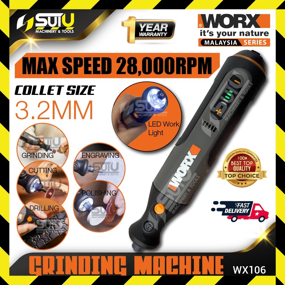 WORX WX106 Rotary Tool / Grinding Machine 28000RPM