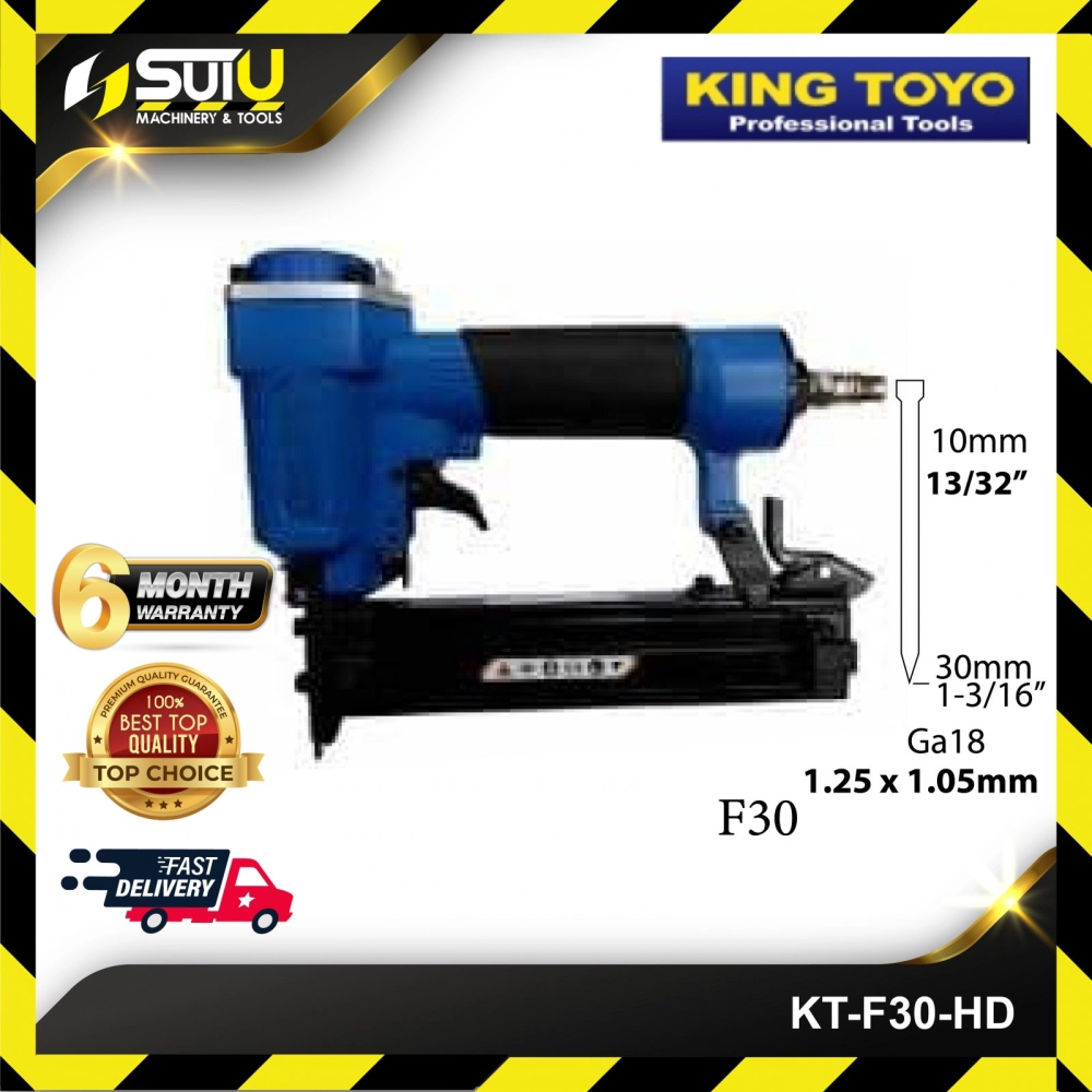 KING TOYO KT-F30-HD Air Nailer / Stapler 10-30mm