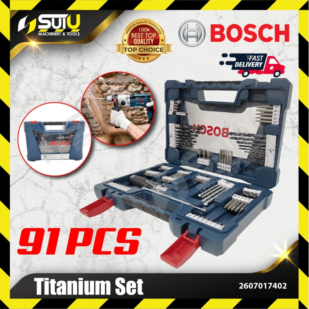 BOSCH 2607017402 91PCS Titanium Set