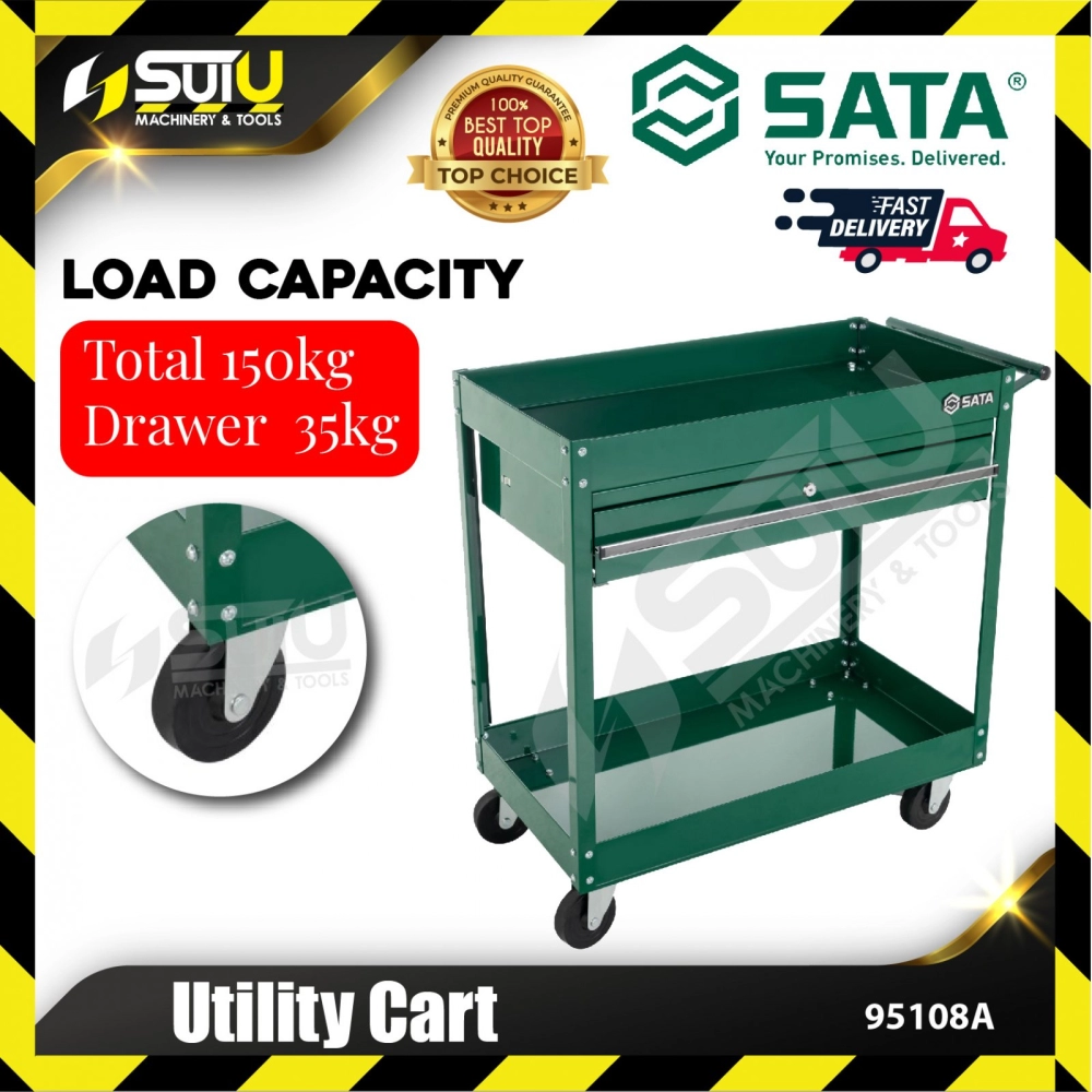SATA 95108A 33" Utility Cart / Trolley
