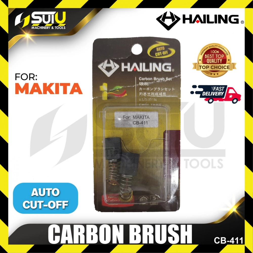 HAILING CB-411 / CB411 2PCS Carbon Brush for MAKITA Power Tools