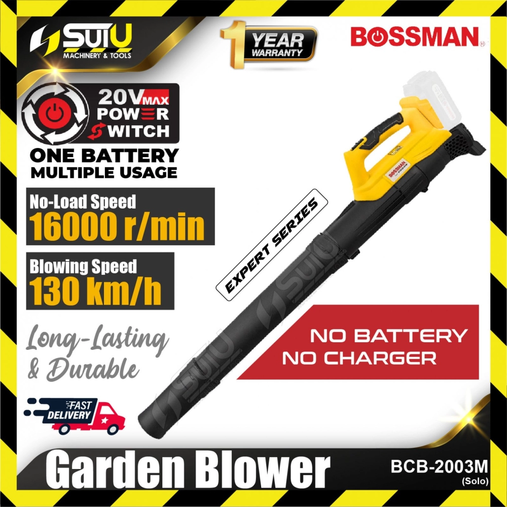 BOSSMAN BCB-2003M / BCB2003M 20V Cordless Garden Blower 16000RPM (SOLO - No battery & charger)