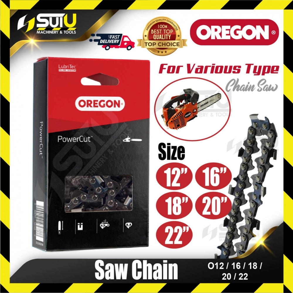 OREGON O12/ O16/ O18/ O20/ O22 12"-22" Saw Chain For Various Type Chain Saw