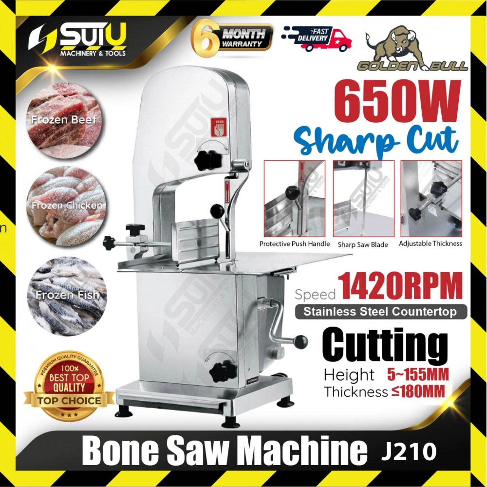 GOLDEN BULL J210 Bone Saw Machine 650W 1420RPM