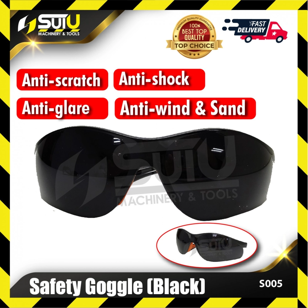 1PCS Safety Goggle (Black)
