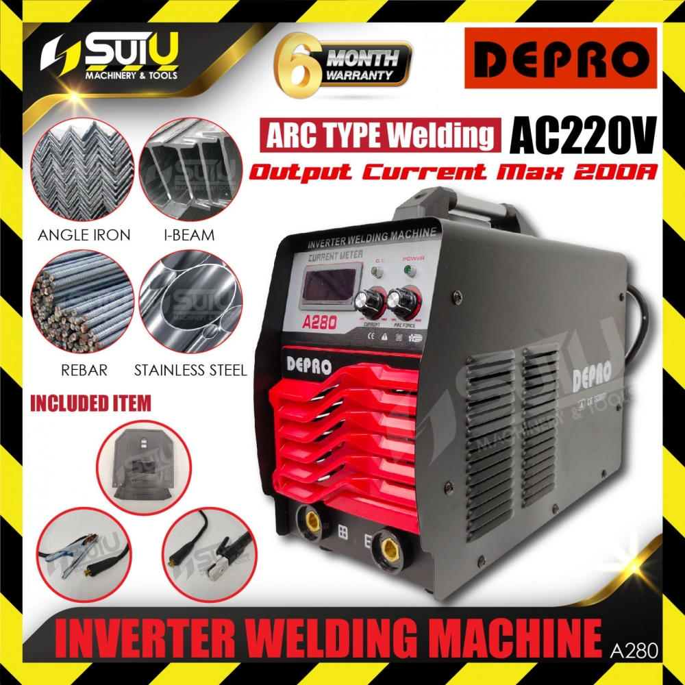 DEPRO A280 ARC Inverter Welding Machine with Accessories