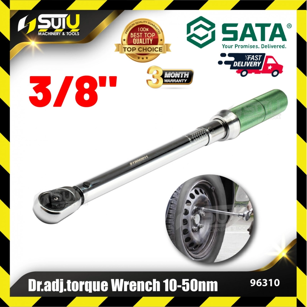 SATA 96310 3/8" DR. ADJ Torque Wrench 10-50NM