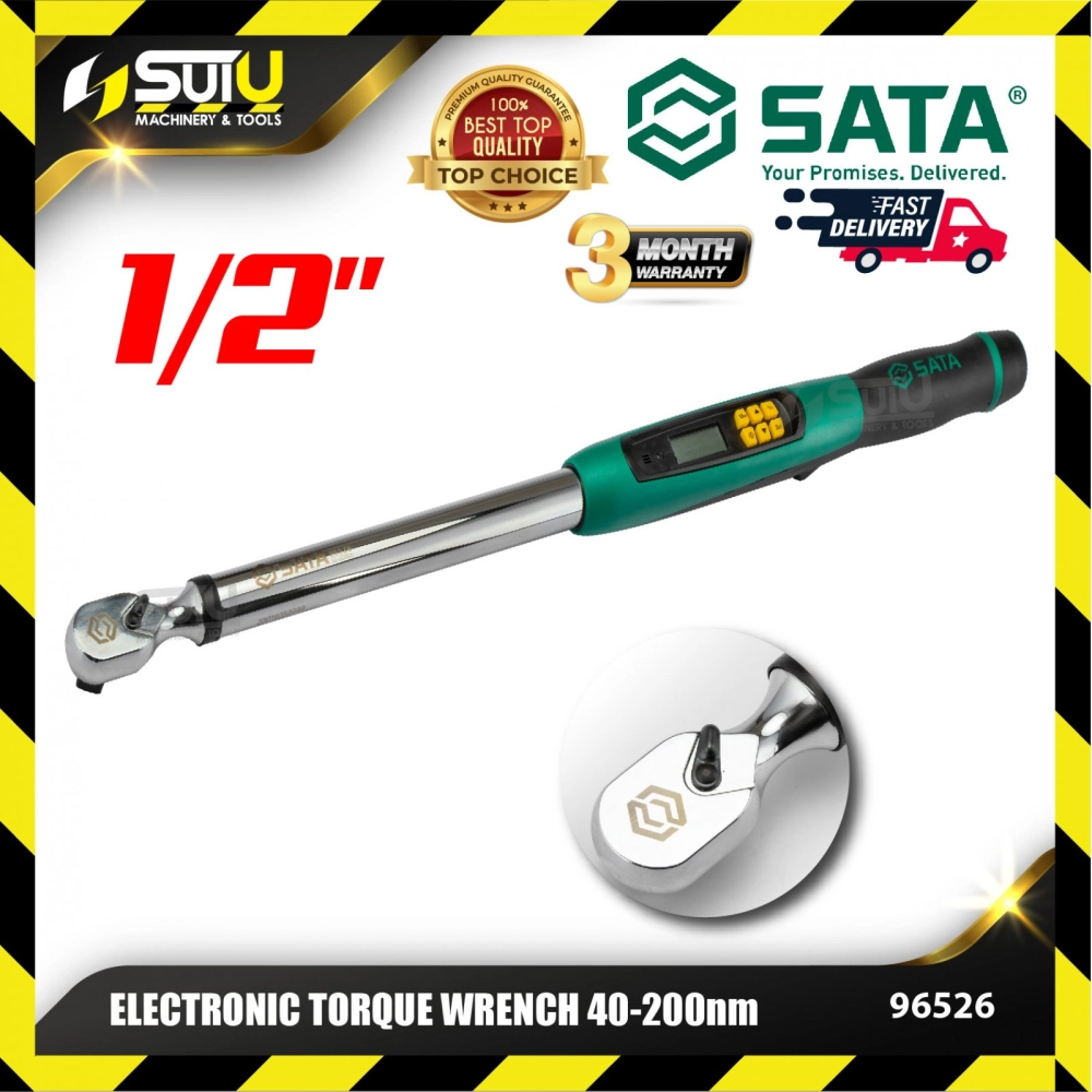 SATA 96526 1/2" Electronic Torque Wrench 40-200NM