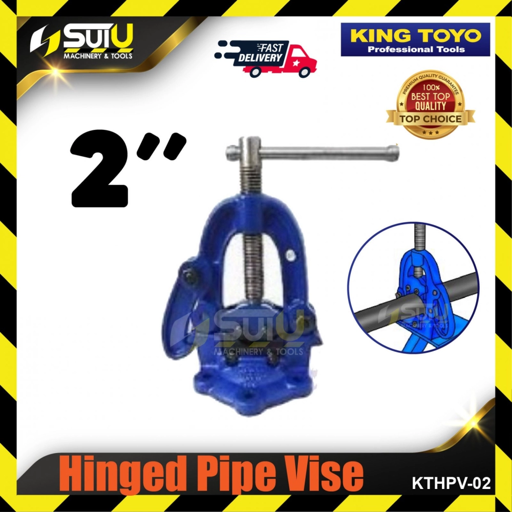 KING TOYO KTHPV-02 2" Hinged Pipe Vise