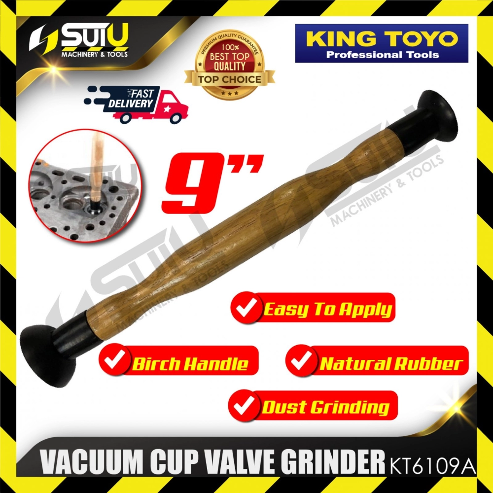 KING TOYO KT-6109A / KT6109A 9" Vacuum Cup Valve Grinder (Big Type)