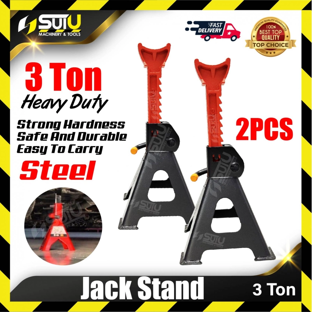 1 Pair / 2PCS 3 TON Heavy Duty Jack Stand for Car