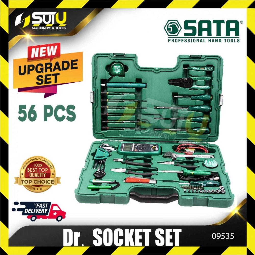 SATA 09535 56pcs Dr. Socket Set