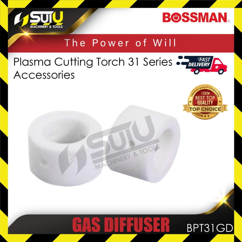 BOSSMAN BPT31GD 1PCS Gas Diffuser (Plasma Cutting Torch 31 Series Accessories)