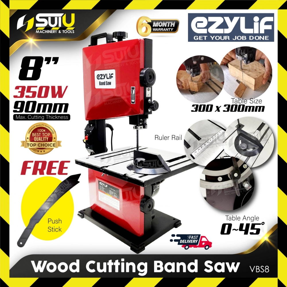 EZYLIF VBS8 8" Wood Cutting Band Saw 350W