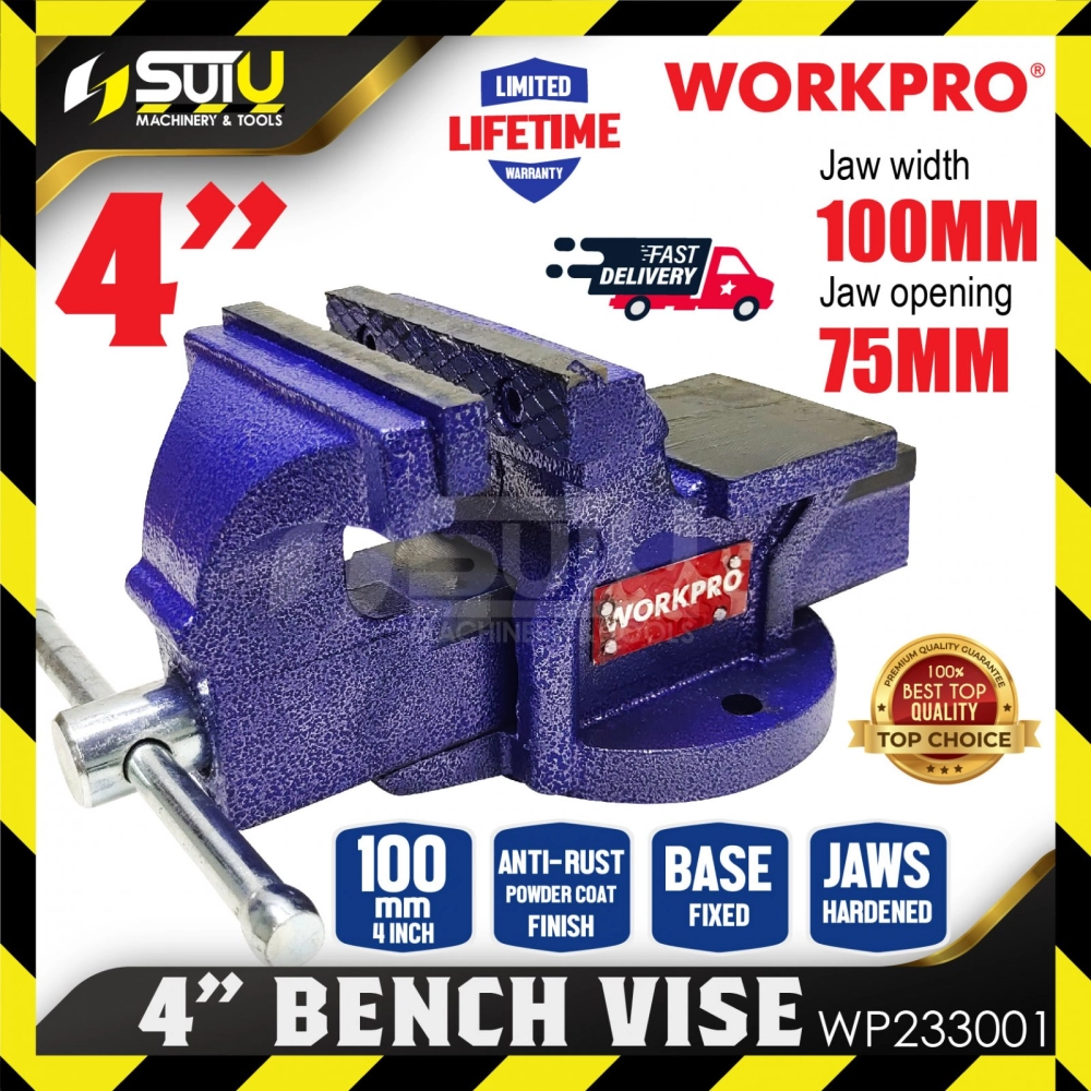 WORKPRO WP233001 4" / 100MM Bench Vise