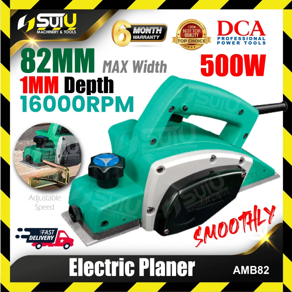 DCA AMB82 / AMB-82 / AMB 82 82MM Electric Planer 500W 16000RPM