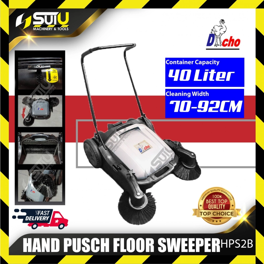 DACHO HPS2B 40L Manual Hand Push Sweepers