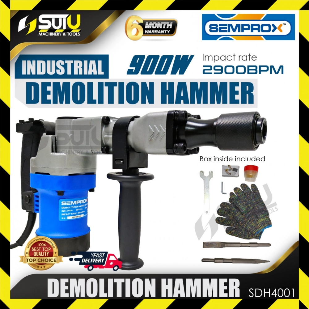 SEMPROX SDH4001 Demolition Hammer 900W 2900BPM