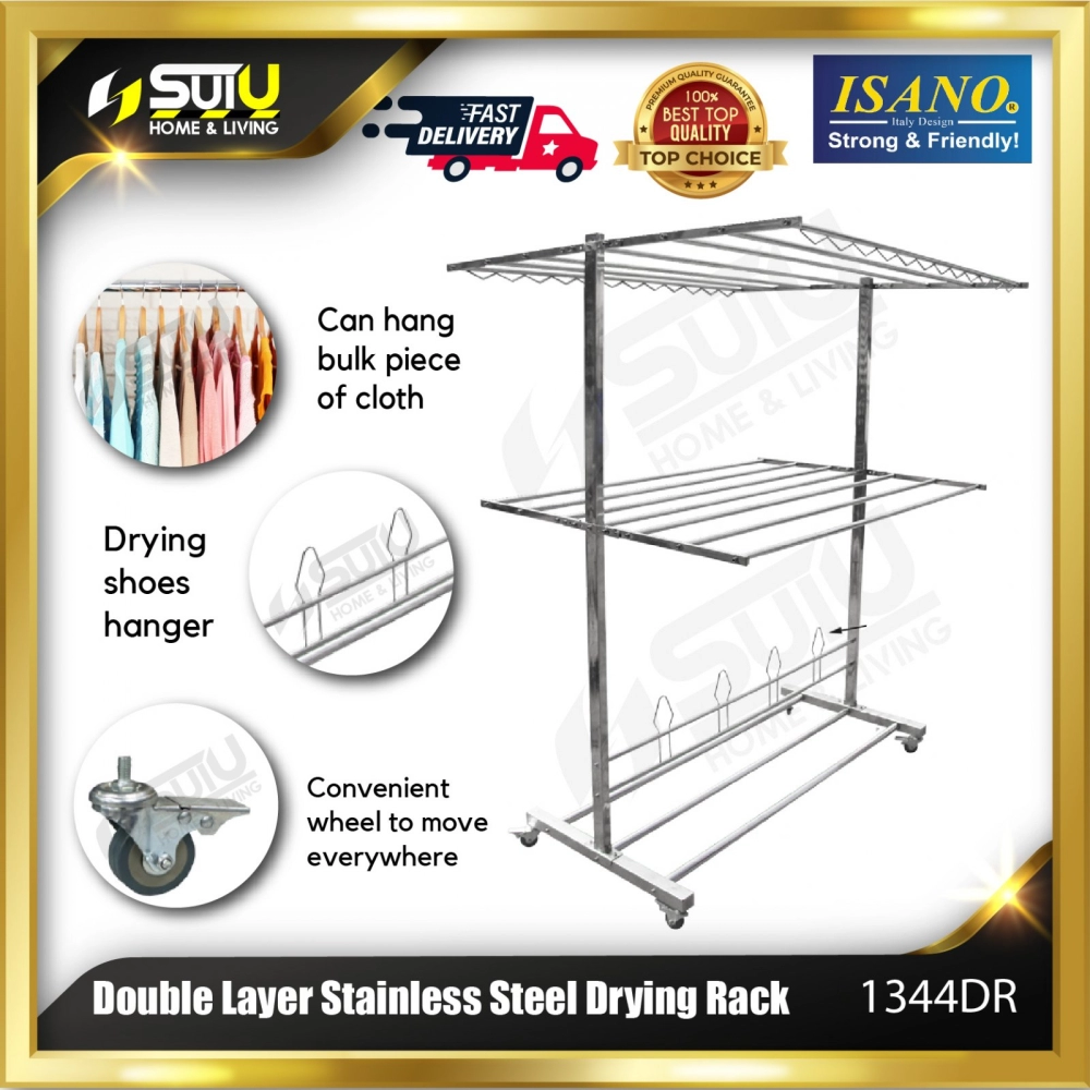 ISANO 1344DR Double Layer Stainless Steel Drying Rack