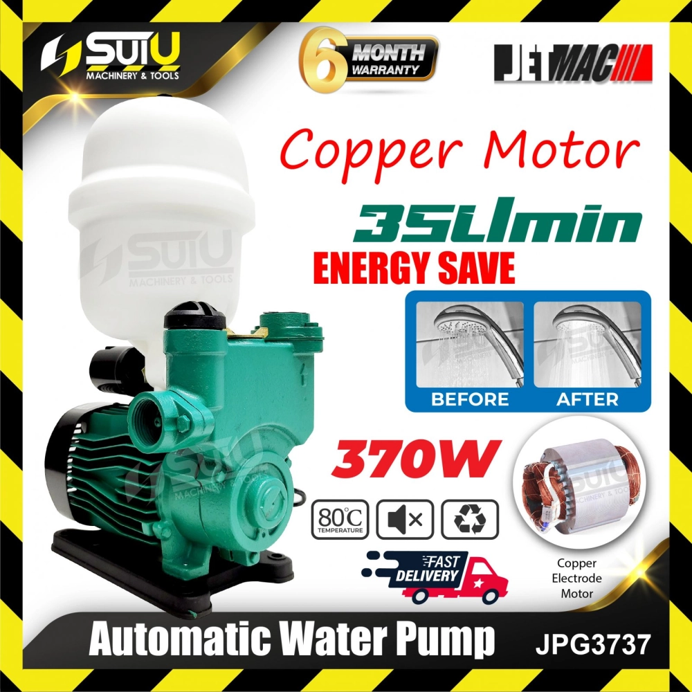 JETMAC JPG3737 Automatic Water Pump / Pam Air Automatik 370W