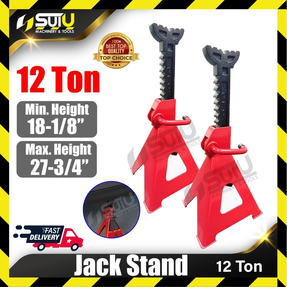 1 Pair / 2PCS 12 Ton / 12Ton Jack Stand