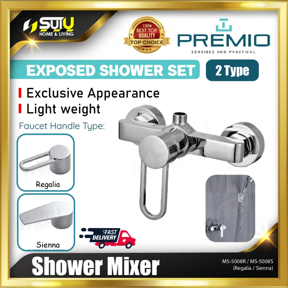 PREMIO MS-5008R / MS-5008S Shower Mixer (Regalia / Sienna)