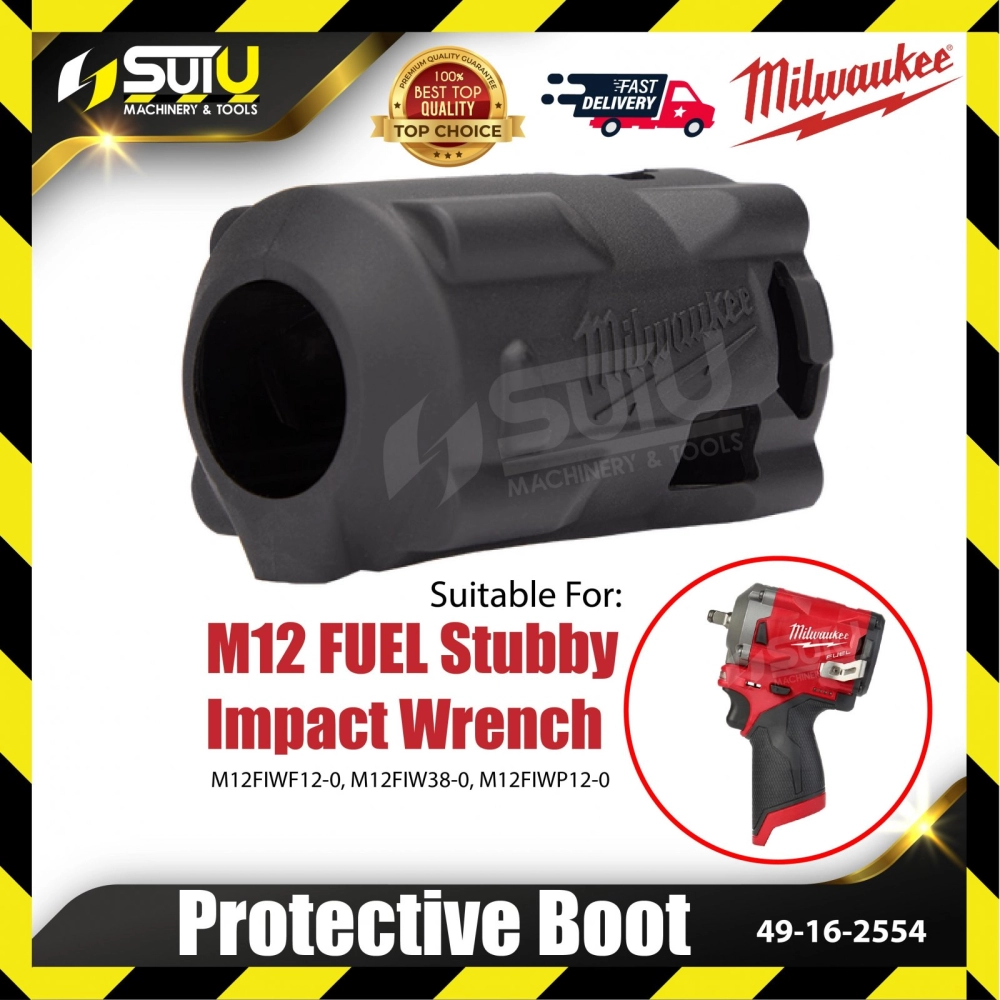 MILWAUKEE 49-16-2554 M12 Fuel Stubby Impact Wrench Protective Boot Casing