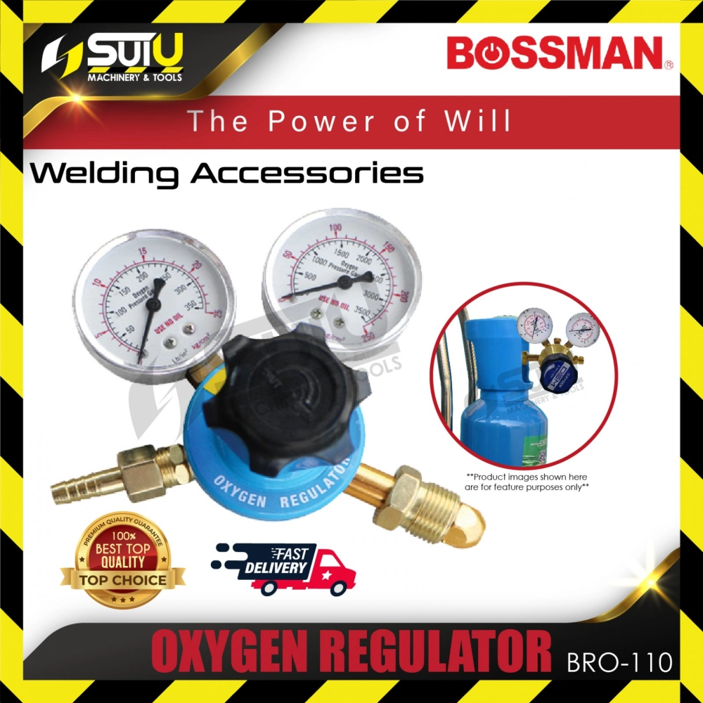 BOSSMAN BRO-110 Oxygen Regulator Welding Accessories