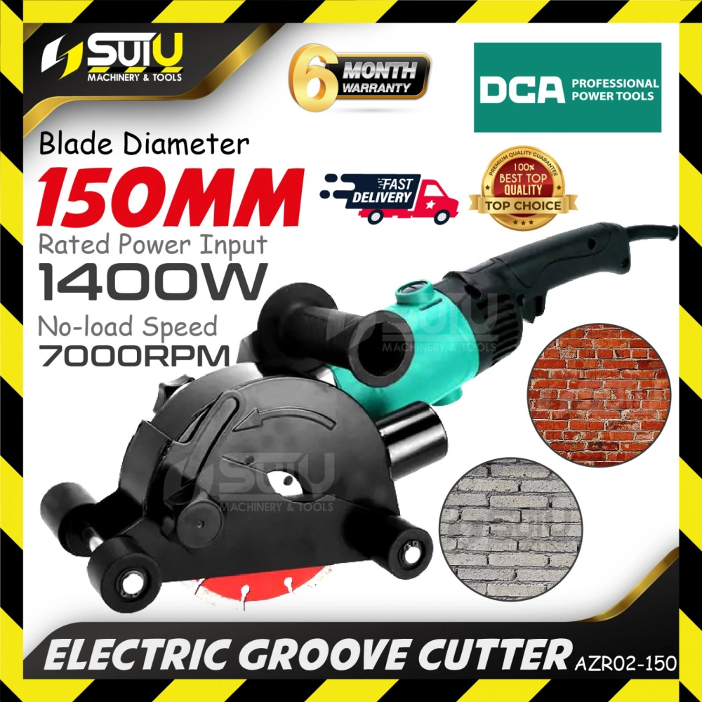 DCA AZR02-150 150MM Electric Groove Cutter 1400W 7000RPM