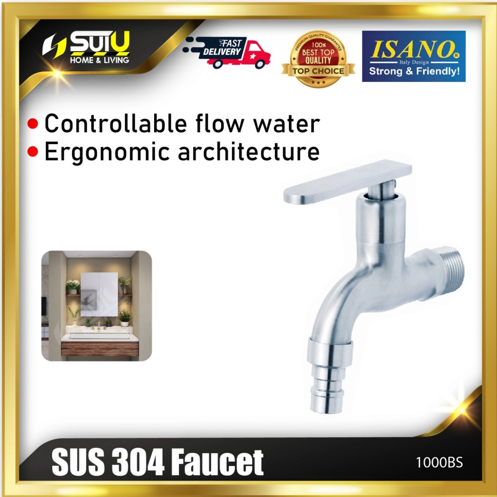 ISANO 1000BS SUS304 Stainless Steel Faucet / Basin Tap