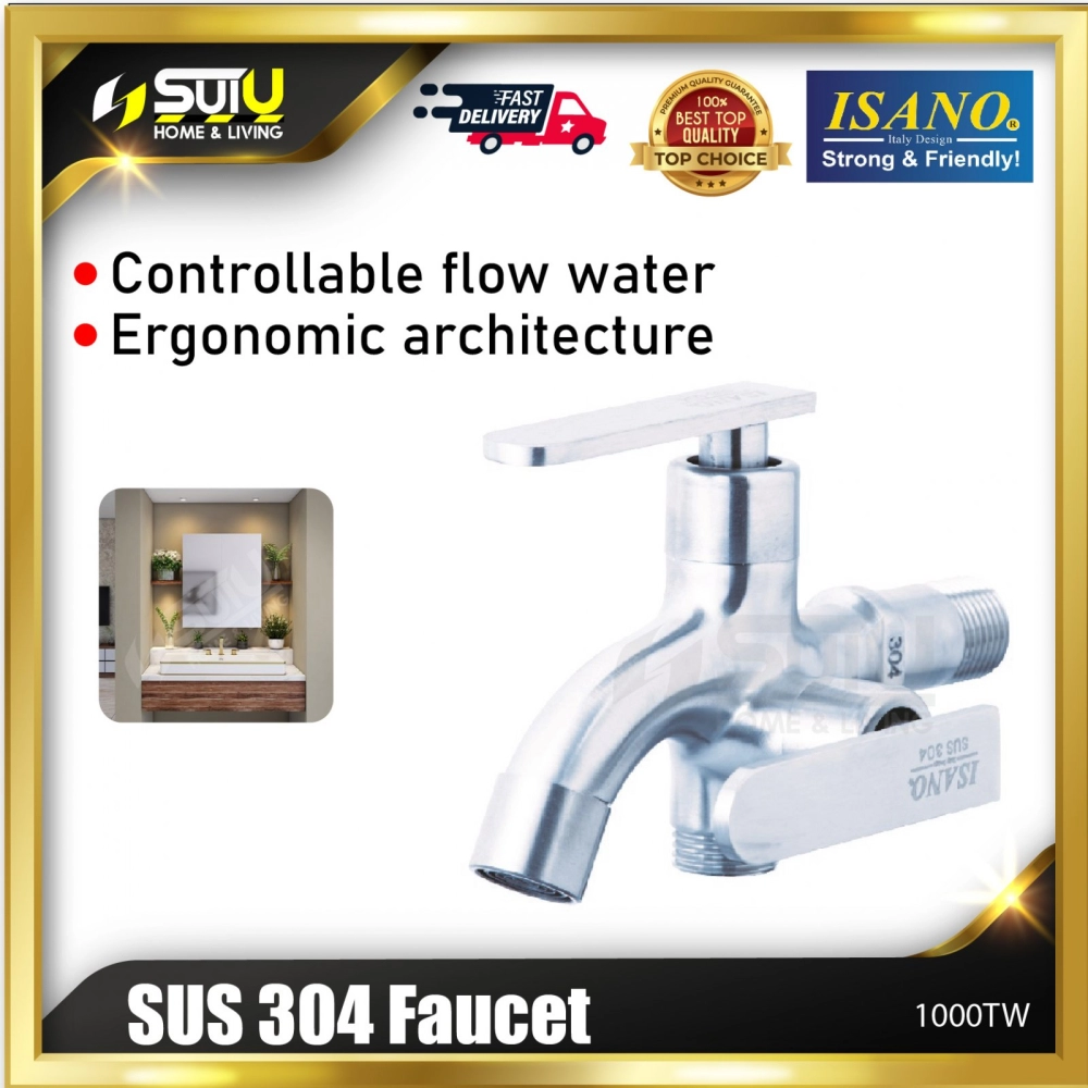 ISANO 1000TW SUS304 Stainless Steel Two Way Water Tap / Faucet