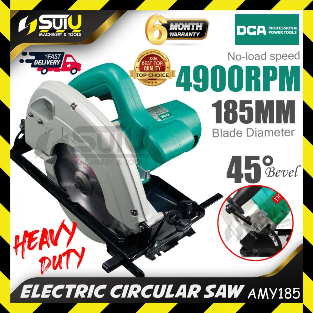 DCA AMY185 7" / 185MM Electric Circular Saw 1100W 4900RPM