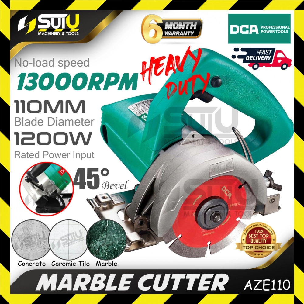 DCA AZE110 4" / 110MM Marble Cutter 1200W 13000RPM