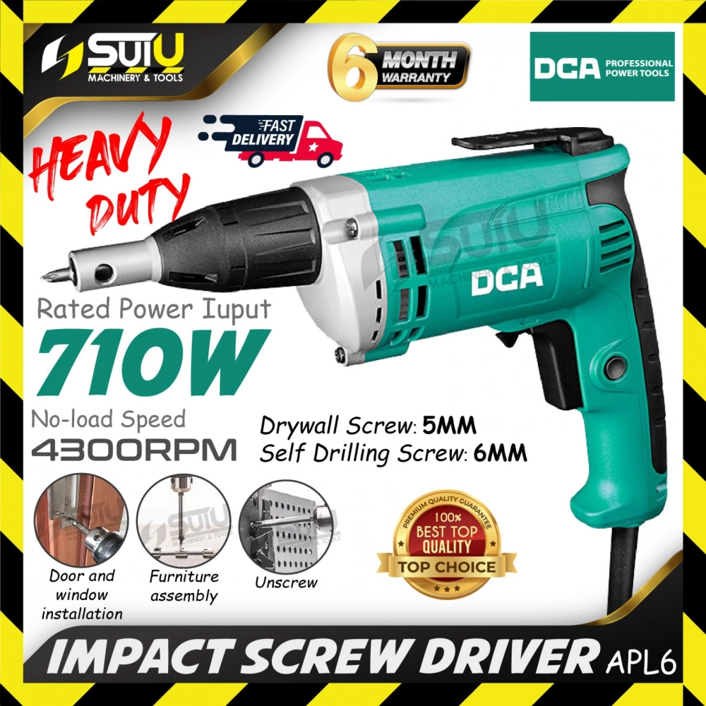 DCA APL6 Impact Screwdriver 710W 4300RPM