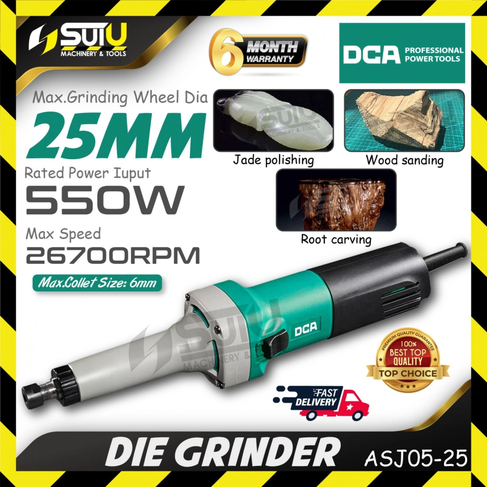 DCA ASJ05-25 Die Grinder 550W 26700RPM