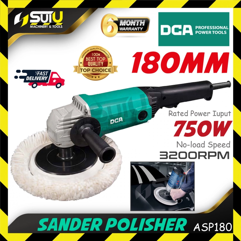 DCA ASP180 7" / 180MM Sander Polisher 750W 3200RPM