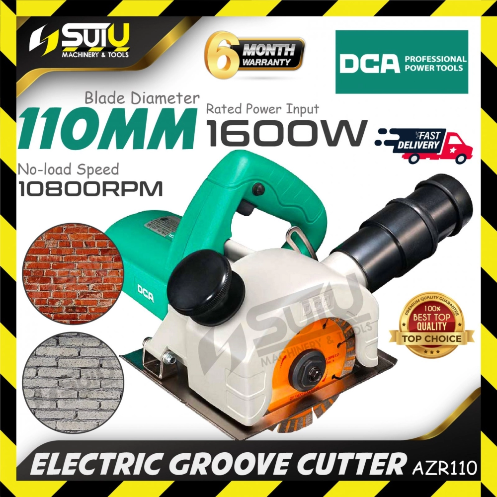 DCA AZR110 110MM Electric Groove Cutter 1600W 10800RPM