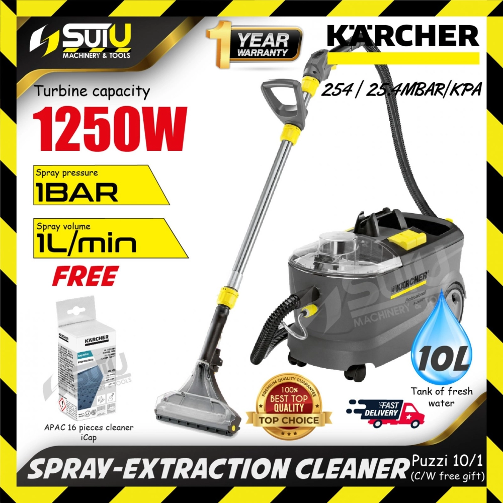 KARCHER PUZZI 10/1 Spray Extraction Cleaner / Vacuum Cleaner / Vakum 1250W