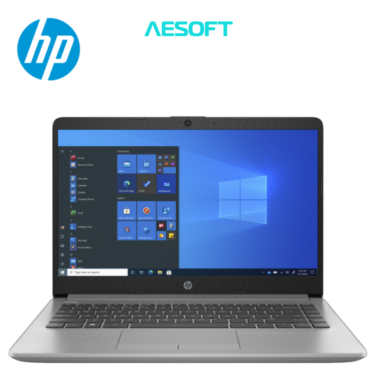 HP Probook 245 G8 510H1PA 14'' Laptop Asteroid Silver ( Ryzen 3 5300U, 4GB, 256GB SSD, ATI, W10 )