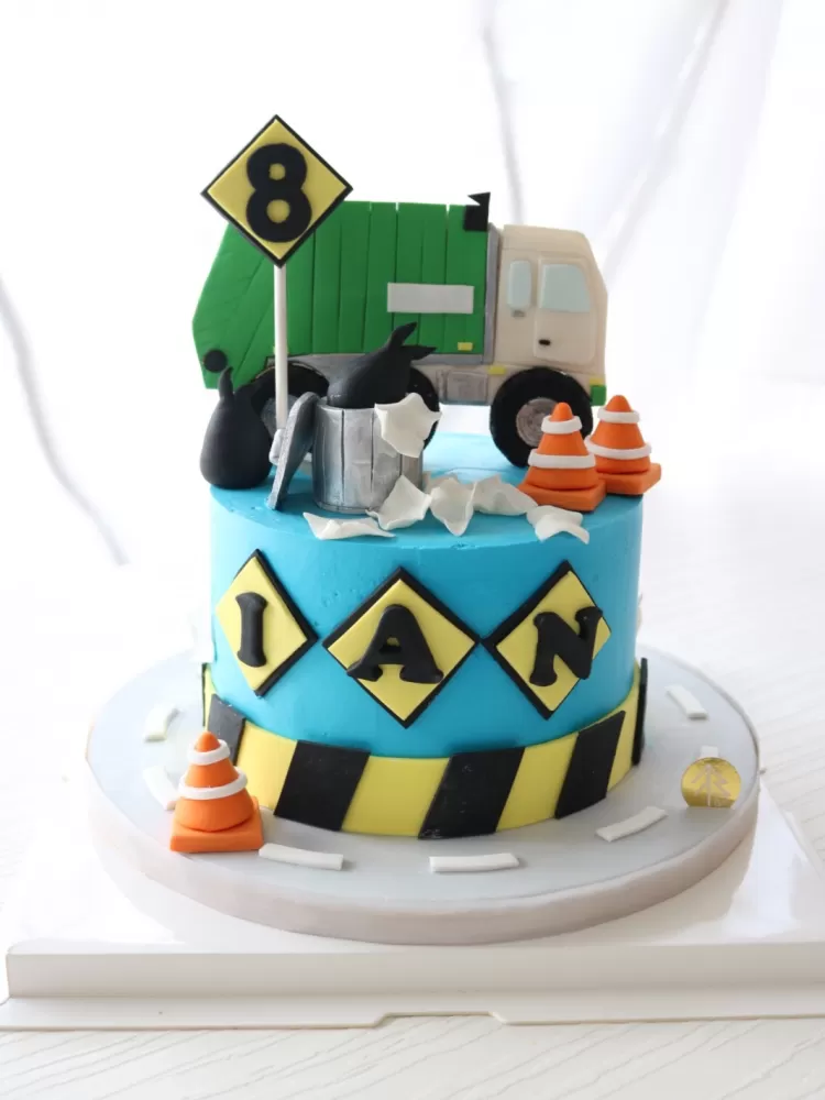 Dumpster Truck Cake